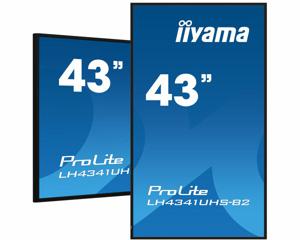 Iiyama ProLite LH4341UHS-B2 Digital Signage display Energielabel: G (A - G) 108 cm 42.5 inch 3840 x 2160 Pixel 24/7