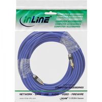 InLine 4043718081967 audio kabel 10 m RCA Blauw - thumbnail