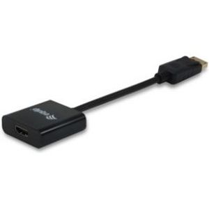 Equip 133438 DisplayPort HDMI Zwart kabeladapter/verloopstukje