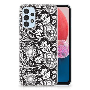 Samsung Galaxy A13 4G TPU Case Black Flowers