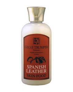 Geo F Trumper pre en after shave balm Skin Food Spanish Leather 100ml