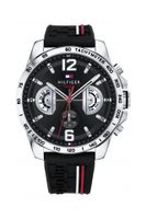 Horlogeband Tommy Hilfiger TH-320-1-14-2380 / TH1791473 / TH679302202 Rubber Zwart 22mm - thumbnail