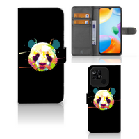 Xiaomi Redmi 10C Leuk Hoesje Panda Color - thumbnail