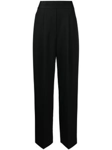 Alexander Wang pantalon de tailleur en laine à plis - Noir