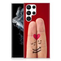 Samsung Galaxy S22 Ultra Silicone Back Cover Liefde - Origineel Romantisch Cadeau - thumbnail