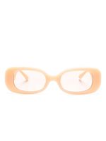 Linda Farrow lunettes de soleil Lola à monture rectangulaire - Tons neutres