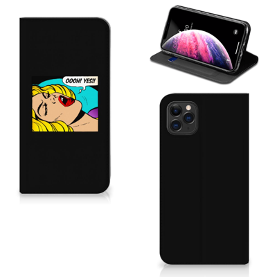 Apple iPhone 11 Pro Max Hippe Standcase Popart Oh Yes Apple iPhone 11 Pro Max Hippe Standcase Popart Oh Yes