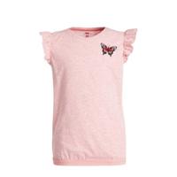 WE Fashion gemêleerd T-shirt lichtroze