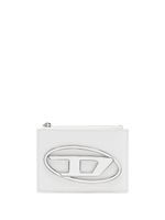 Diesel porte-cartes 1DR en cuir - Blanc