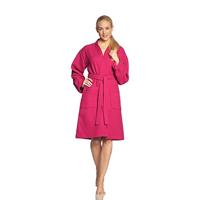 Vossen Dames Rom - Bademantel Badjas, Roze (cranberry 377), 10, Roze (Cranberry 377), S