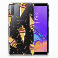 Samsung Galaxy A7 (2018) Siliconen Case Icecream - thumbnail