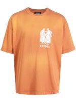 Etudes t-shirt à logo imprimé - Marron