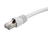 Monoprice - 124336 Cat6A Ethernet-patchkabel - Netwerk internetkabel - RJ45, 550Mhz, STP, puur kale koperdraad, 10G, 26AWG, 9 m, wit
