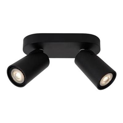 Lucide XYRUS Plafondspot 2xGU10 - Zwart