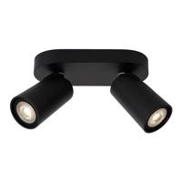 Lucide XYRUS Plafondspot 2xGU10 - Zwart