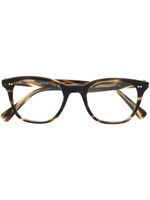 Oliver Peoples lunettes de vue à monture d'inspiration wayfarer - Marron