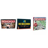 Spellenbundel - Bordspellen - 3 Stuks - Monopoly Valsspelerseditie & 30 Seconds & Monopoly Classic