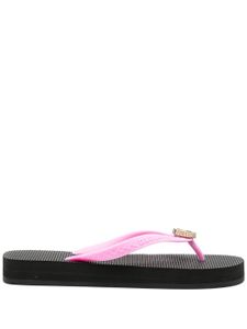 DSQUARED2 tongs à plaque logo - Rose