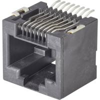 FCI Modular jacks RJ12-inbouwbus 73305-111LF Bus, inbouw horizontaal Aantal polen: 6P6C Zwart 1 stuk(s)