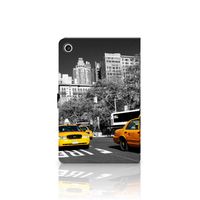 Lenovo Tab M10 Plus 3rd Gen 10.6 inch Tablet Flip Case New York Taxi - thumbnail