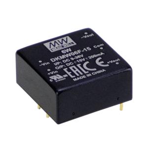 Mean Well DKMW06F-05 DC/DC-converter 24 V 5 V 0.6 A 6 W Aantal uitgangen: 2 x Inhoud 1 stuk(s)