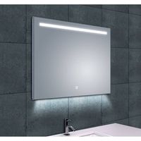 Ambi+ Condensvrije Spiegel 80X60 cm Met Dimbare Led Verlichting Aqua Splash - thumbnail