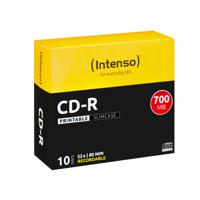 Intenso 1801622 CD-R 80 disc 700 MB 10 stuk(s) Slimcase Bedrukbaar - thumbnail