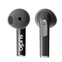 Sudio N2 midnight black True Wireless Bluetooth open-ear oordopjes, multipoint-verbinding, geïntegreerde microfoon voor oproepen, 30 uur batterij met oplaadhoes, IPX4 waterdicht, USB-C en draadloos