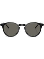 Oliver Peoples lunettes de soleil teintées à monture ronde - Noir