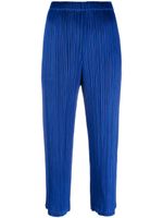 Pleats Please Issey Miyake pantalon court plissé Mc August - Bleu - thumbnail