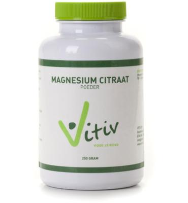 Vitiv Vitiv Magnesium Citraat Poeder (250g) Vitiv Vitiv Magnesium Citraat Poeder (250g)