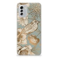 TPU Case voor Nokia G60 Vintage Bird Flowers - thumbnail