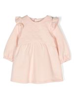 Chloé Kids robe fleurie à manches longues - Rose