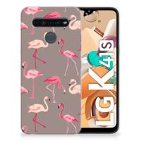 LG K41s TPU Hoesje Flamingo