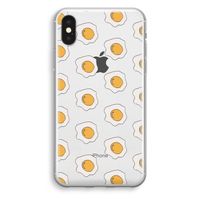 Bacon to my eggs #1: iPhone XS Transparant Hoesje