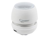 GEMBIRD   SPK-103-W - Luidspreker - voor draagbaar gebruik - wit