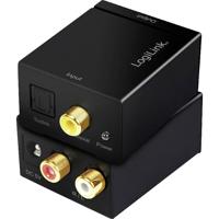 LogiLink CA0100 Toslink / Cinch Audio Adapter Zwart - thumbnail