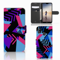 Huawei P20 Lite Book Case Funky Triangle