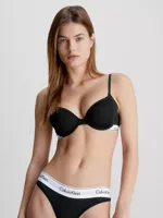 Calvin Klein BH - Modern T-shirt BH - Katoenen bh met beugel - Met vulling - 80C - Zwart - 80C - 80C - 80C