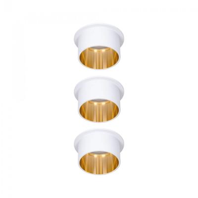 Paulmann 93381 PAULMANN LED-inbouwlamp LED LED vast ingebouwd 19.5 W Wit (mat), Goud