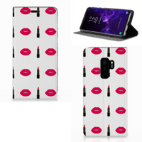 Samsung Galaxy S9 Plus Hoesje met Magneet Lipstick Kiss - thumbnail