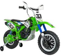 Injusa accuvoertuig motorfiets Cross Kawasaki 12 V 115 cm Groen
