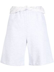 System short de sport en coton - Gris