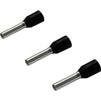 Rittal 4050.733 Adereindhulzen 1.5 mm² Deels geïsoleerd Zwart 500 stuk(s)