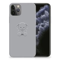 Apple iPhone 11 Pro Telefoonhoesje met Naam Grijs Baby Olifant