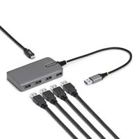 StarTech.com 4-Port USB-A Hub, 5Gbps, Bus Powered, hub met Extra Voedingsingang, Compacte Hub