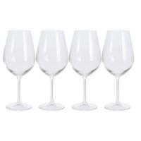 Jap Luxe Wijnglazen Set - Kristal Glas - Rode En Witte Wijn - Wijnglas - 690ml - 24cm Hoog - 4 Stuks