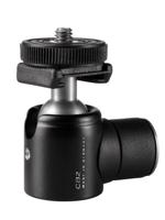 Cullmann CROSS CB2.7 aluminium kogelkop incl. wisselplaat en flitsschoen (85 g, 1 kg draagkracht, 5,3 cm hoogte)