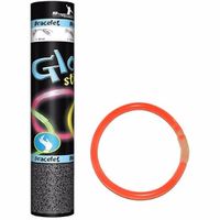 Lichtgevende glow armbandjes rood 100 stuks   -