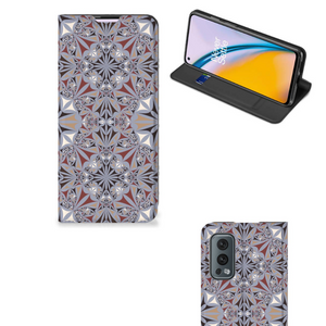 OnePlus Nord 2 5G Standcase Flower Tiles